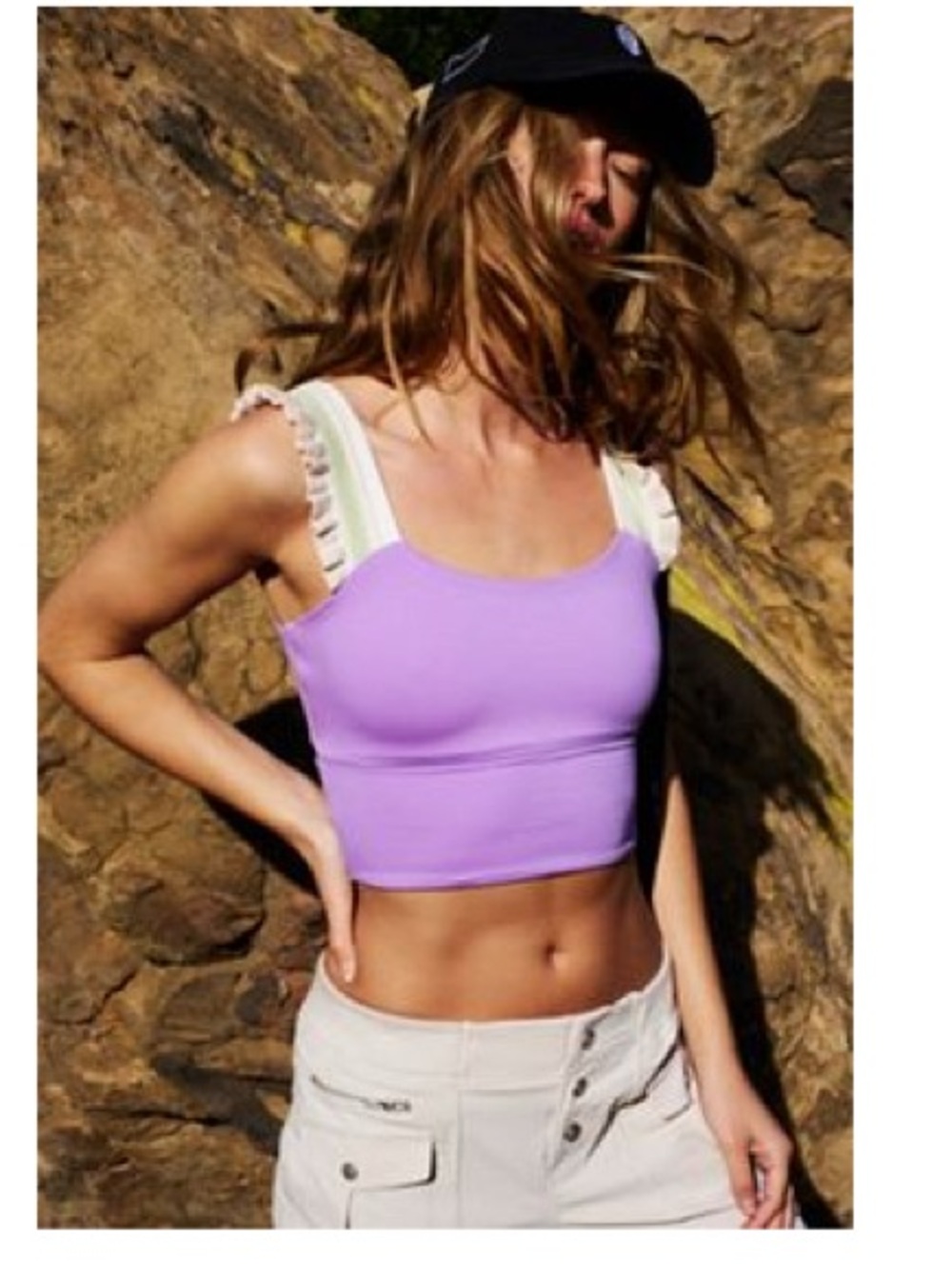 Free People Time Out Tank XS Superberry